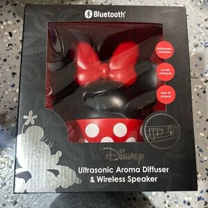 Disney Minnie Mouse ultrasonic Aroma Diffuser with Bluetooth Speaker new